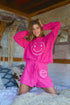 Cozy Soft Top with Shorts Set Pink S by Blue B | Fleurcouture