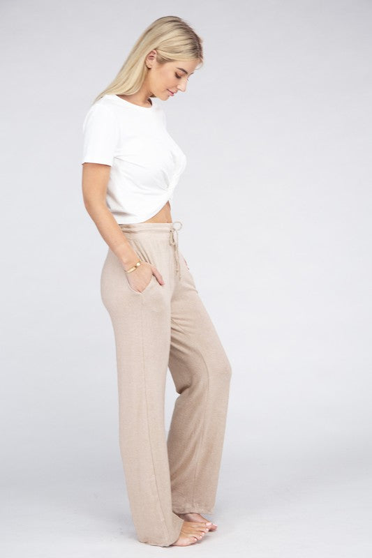 Cozy Terry Lounge Pants by Ambiance Apparel | Fleurcouture