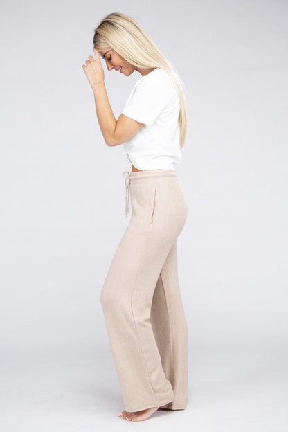 Cozy Terry Lounge Pants by Ambiance Apparel | Fleurcouture