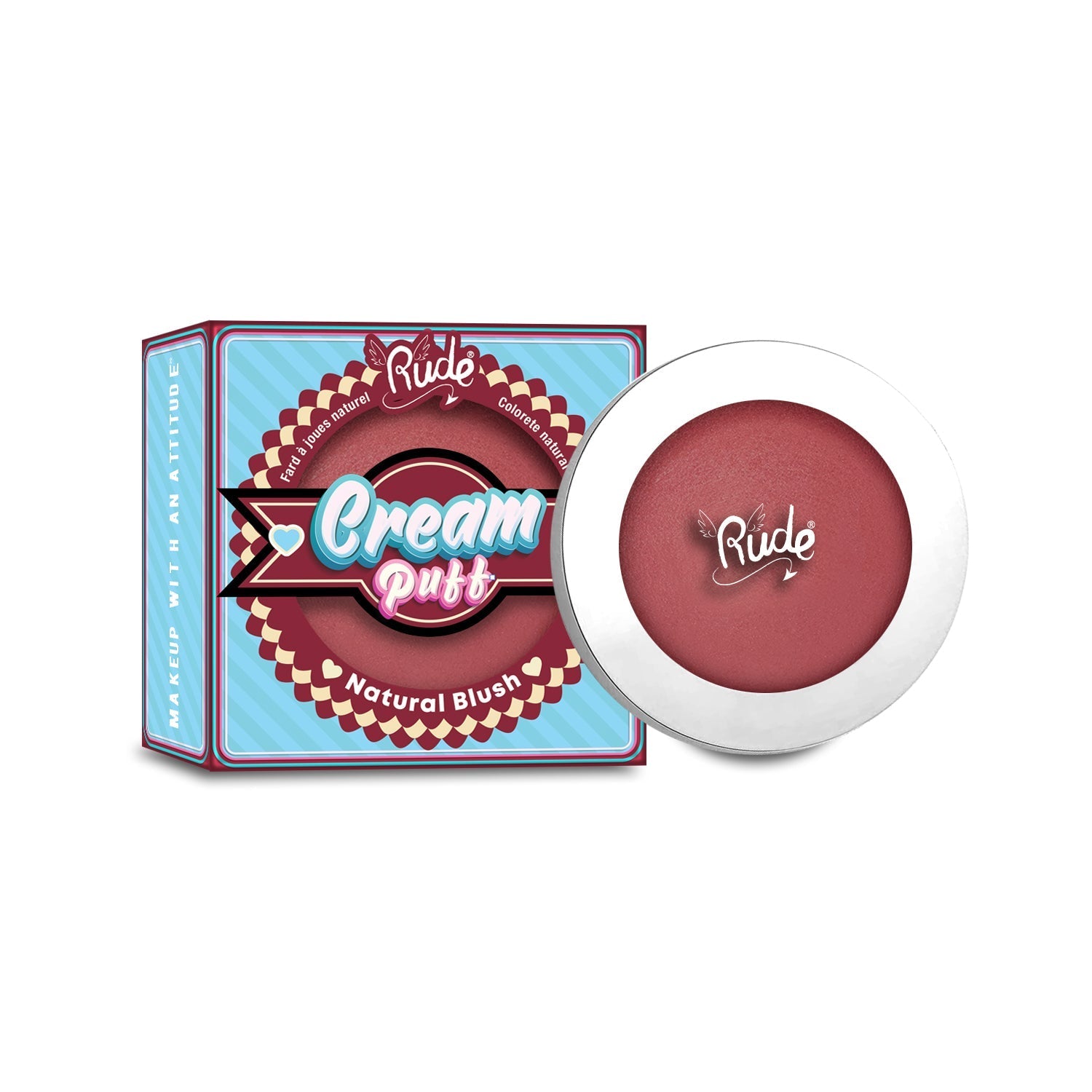 Cream Puff Natural Blush Blush by Rude Cosmetics | Fleurcouture