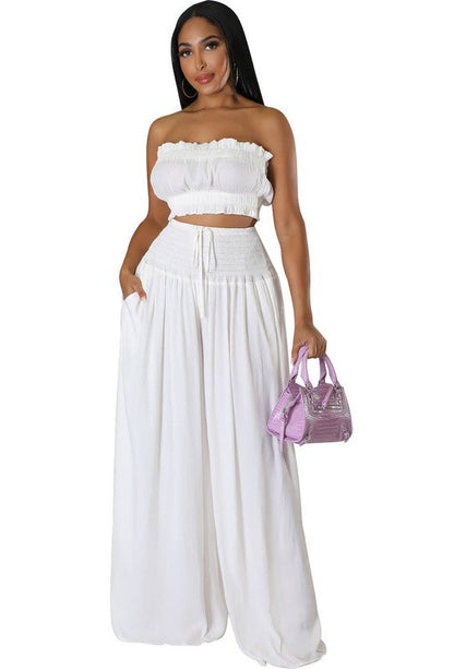 CRISTINA’S TWO PIECE SET WHITE S Women&