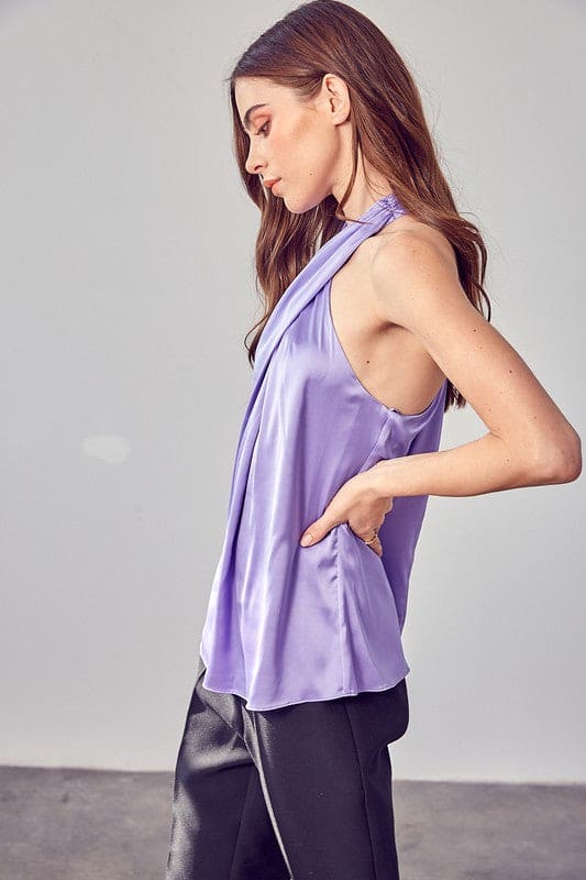 Cross Neck Top by Do + Be Collection | Fleurcouture