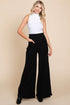 Culture Code Full Size High Waist Wide Leg Pants BLACK S Bottoms by Trendsi | Fleurcouture