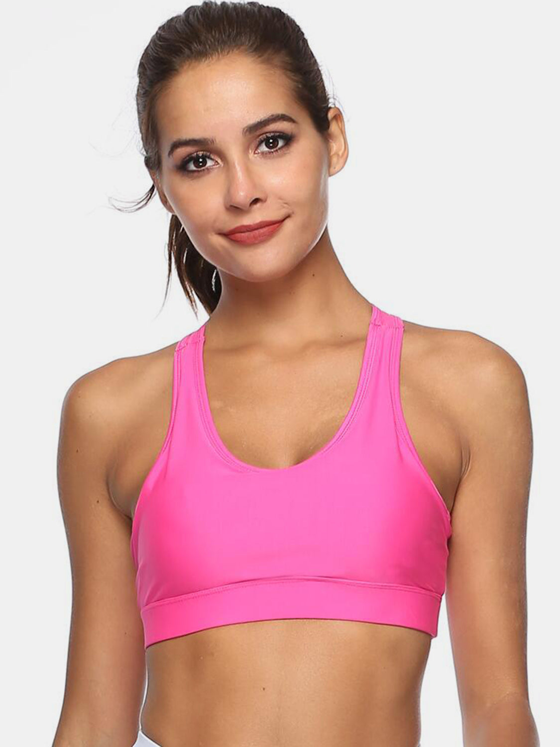 Cutout Scoop Neck Active Tank Fitness by Trendsi | Fleurcouture