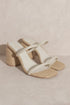 D-MARGARET-RAFFIA, HIGH HEEL, MULES BEIGE 6 by Let&