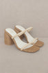 D-MARGARET-RAFFIA, HIGH HEEL, MULES BUTTER 8.5 by Let&