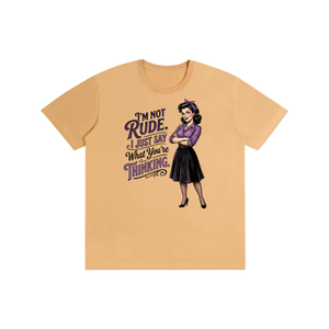 Imnotrude,imnotrudeijustsaywhatyourethinking,tee,tshirt,sarcastic,funny,retro,1950s