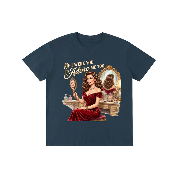 Ifiwereyouidadoremetoo,funny,sarcastic,retro,1950s,tee,tshirt