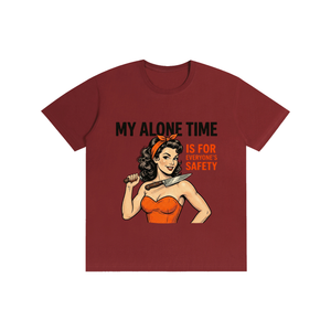 Myalonetime,foreveryonessafety,funny,sarcastic,retro,1950s,tee,tahirt