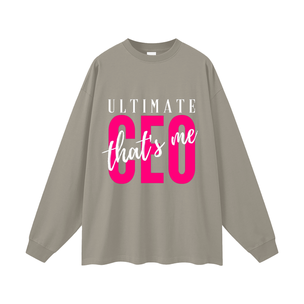 Oversized Unisex Long Sleeve T-Shirt