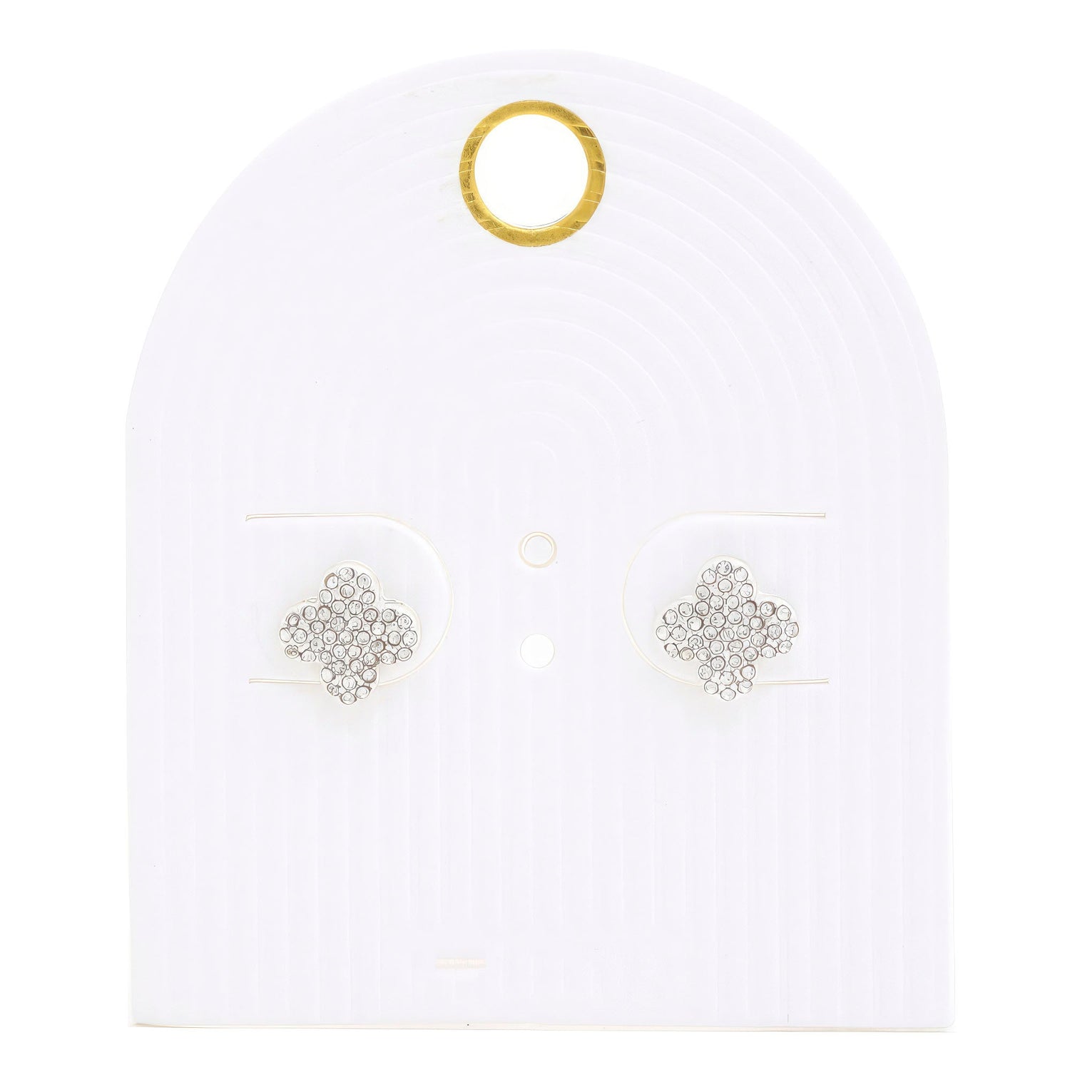 Dainty Moroccan Shape Post Earring by Fleurcouture | Fleurcouture