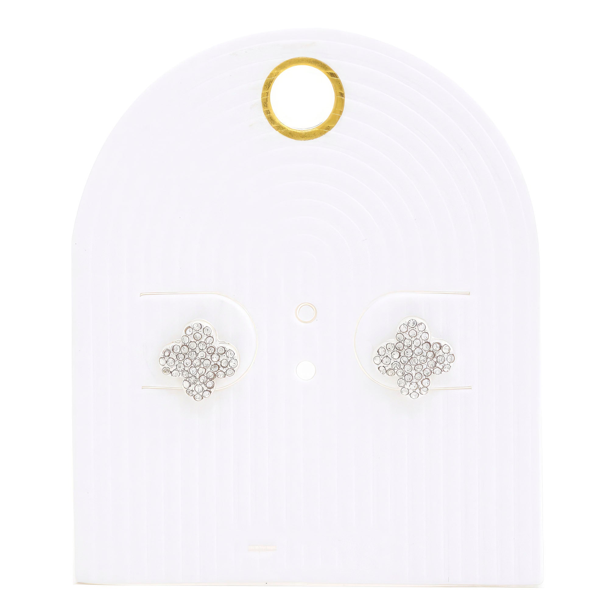 Dainty Moroccan Shape Post Earring by Fleurcouture | Fleurcouture
