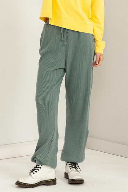 Days Off High-Waisted Sweatpants by HYFVE | Fleurcouture