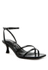 Deacon Faux Leather Strappy Sandals Black US-5 / UK-3 / EU-36 by Rag Company | Fleurcouture