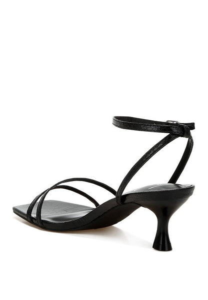 Deacon Faux Leather Strappy Sandals by Rag Company | Fleurcouture