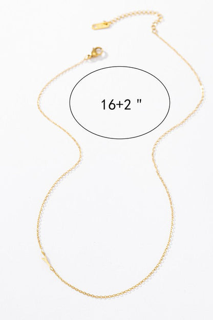 delicate real gold dipped initial one size by LA3accessories | Fleurcouture