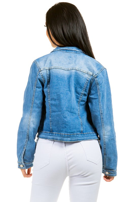 DENIM JACKET BLUE by By Claude | Fleurcouture