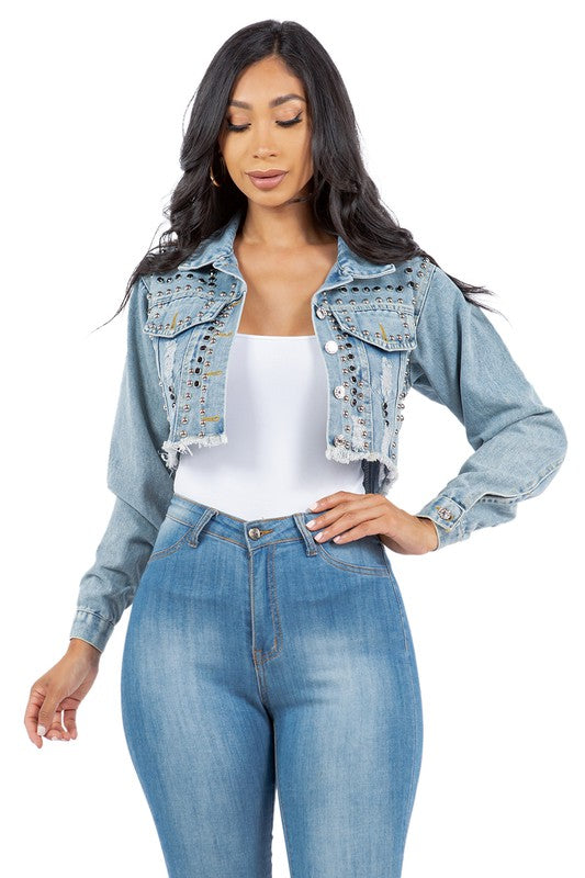 DENIM JACKET by By Claude | Fleurcouture