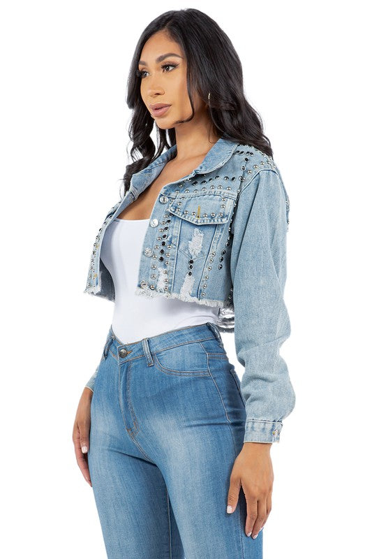 DENIM JACKET by By Claude | Fleurcouture