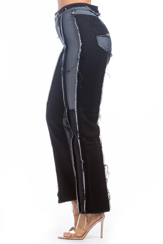 DENIM JEANS BLACK by By Claude | Fleurcouture