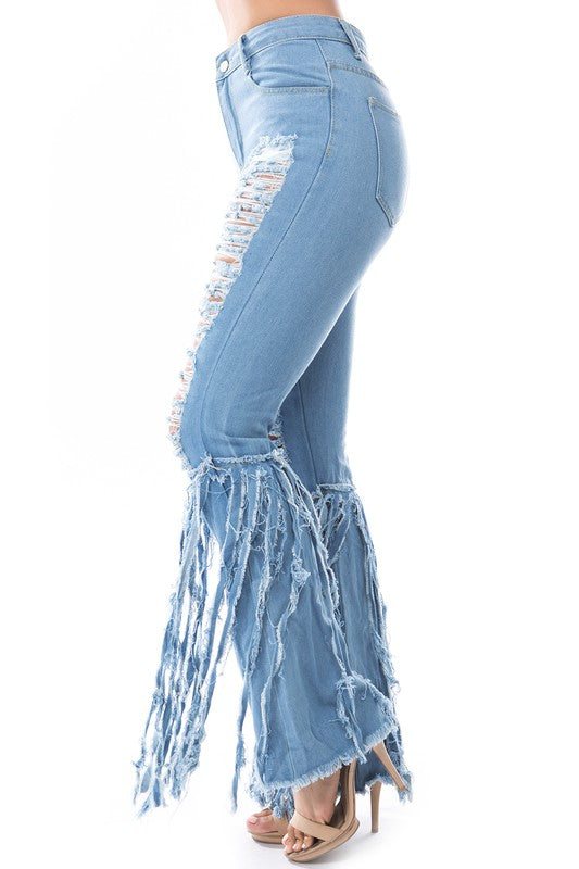 DENIM JEANS LIGHT BLUE by By Claude | Fleurcouture