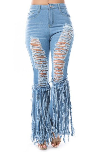 DENIM JEANS LIGHT BLUE by By Claude | Fleurcouture