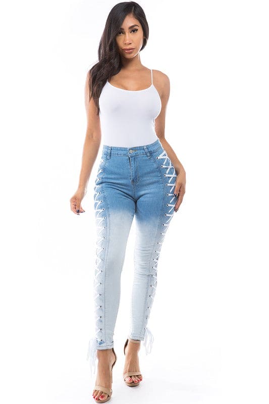 DENIM JEANS LIGHT BLUE S by By Claude | Fleurcouture