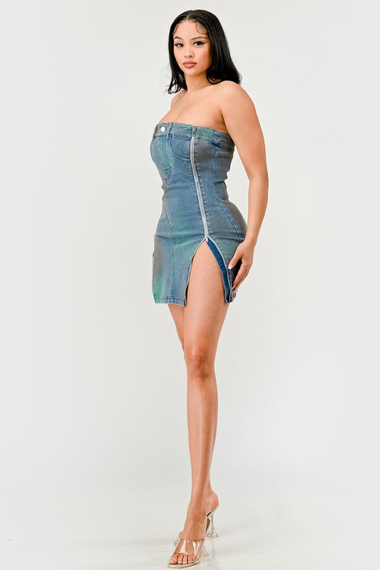 Denim Rush Hour Dress DENIM by Athina | Fleurcouture