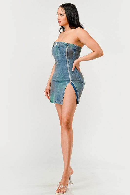 Denim Rush Hour Dress DENIM by Athina | Fleurcouture