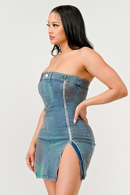 Denim Rush Hour Dress DENIM by Athina | Fleurcouture