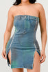 Denim Rush Hour Dress DENIM S by Athina | Fleurcouture