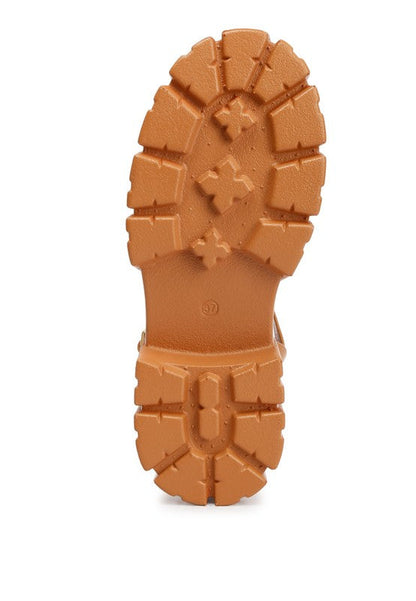 Dewey Recycled Faux Leather Gladiators by Rag Company | Fleurcouture