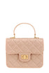 Diamond Quilted Cross Body Jelly Bag NUDE OS by ICCO ACCESSORIES | Fleurcouture