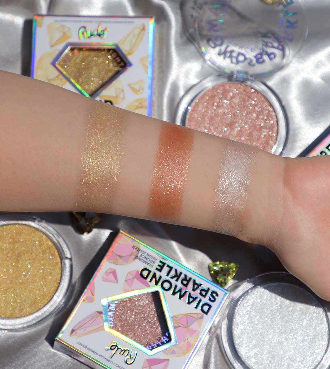 Diamond Sparkle Diamond Bounce Highlighter Highlighters by Rude Cosmetics | Fleurcouture