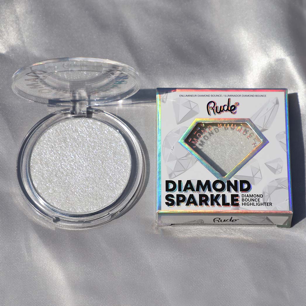 Diamond Sparkle Diamond Bounce Highlighter Highlighters by Rude Cosmetics | Fleurcouture