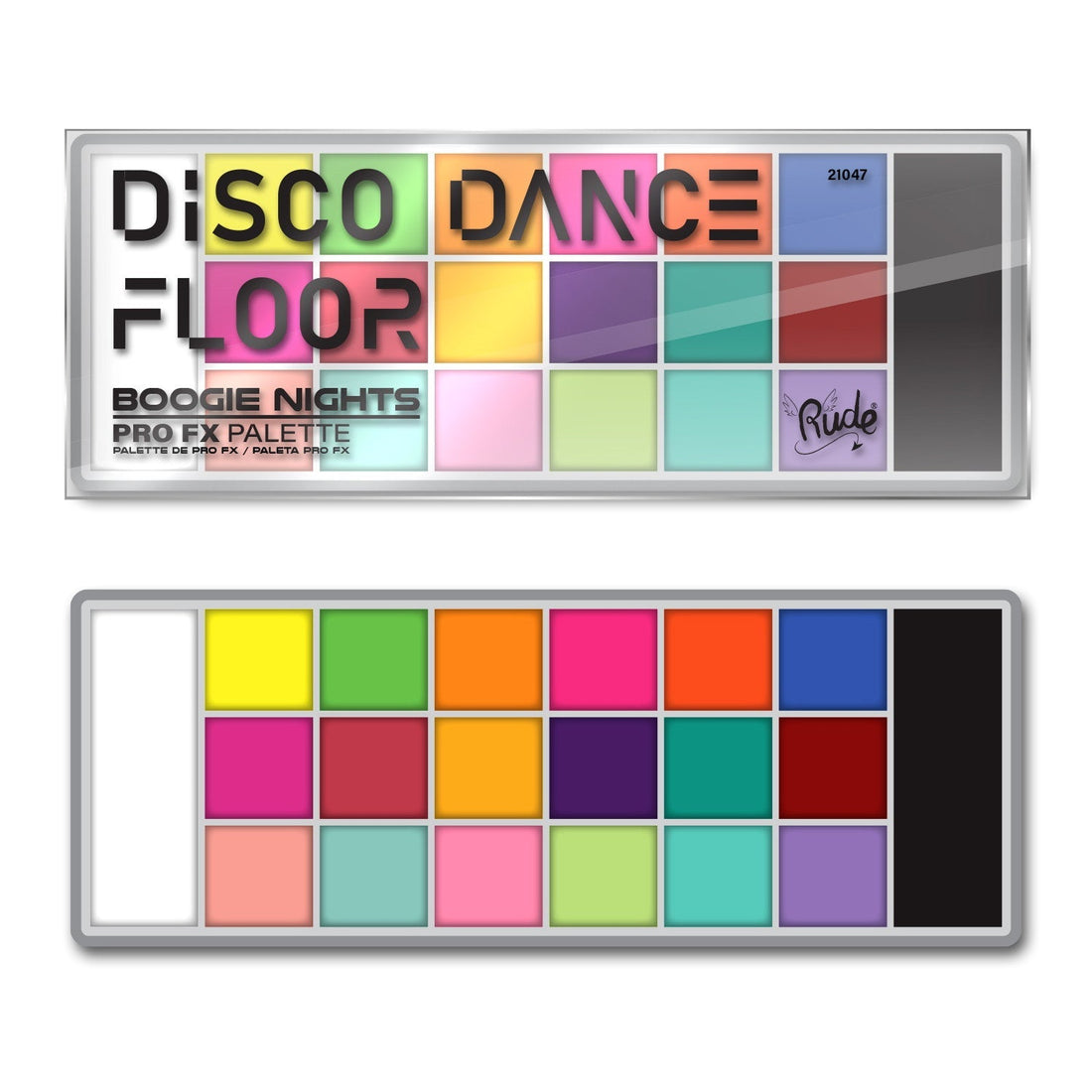 Disco Dance Floor ProFX Palette - Boogie Nights Makeup by Rude Cosmetics | Fleurcouture