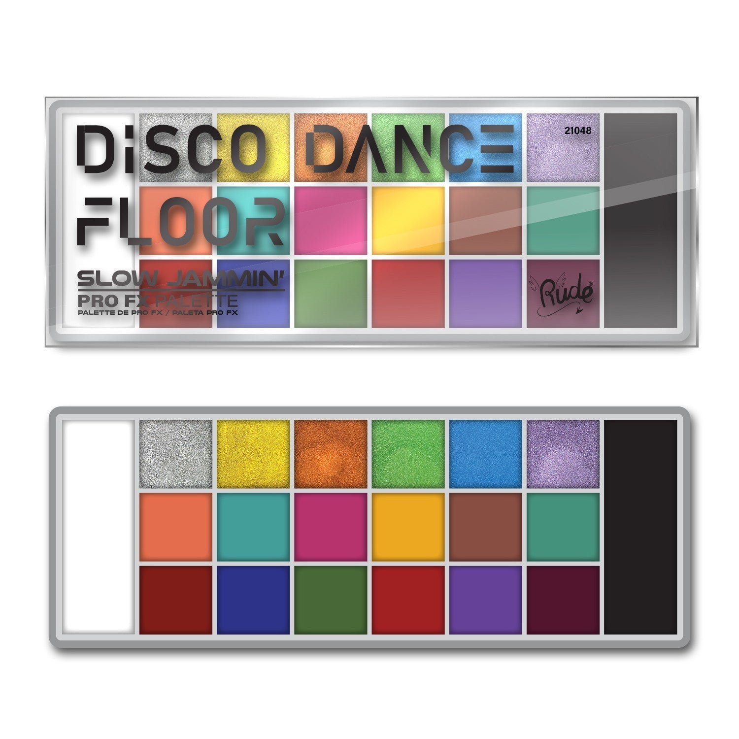 Disco Dance Floor ProFX Palette - Slow Jammin' Makeup by Rude Cosmetics | Fleurcouture
