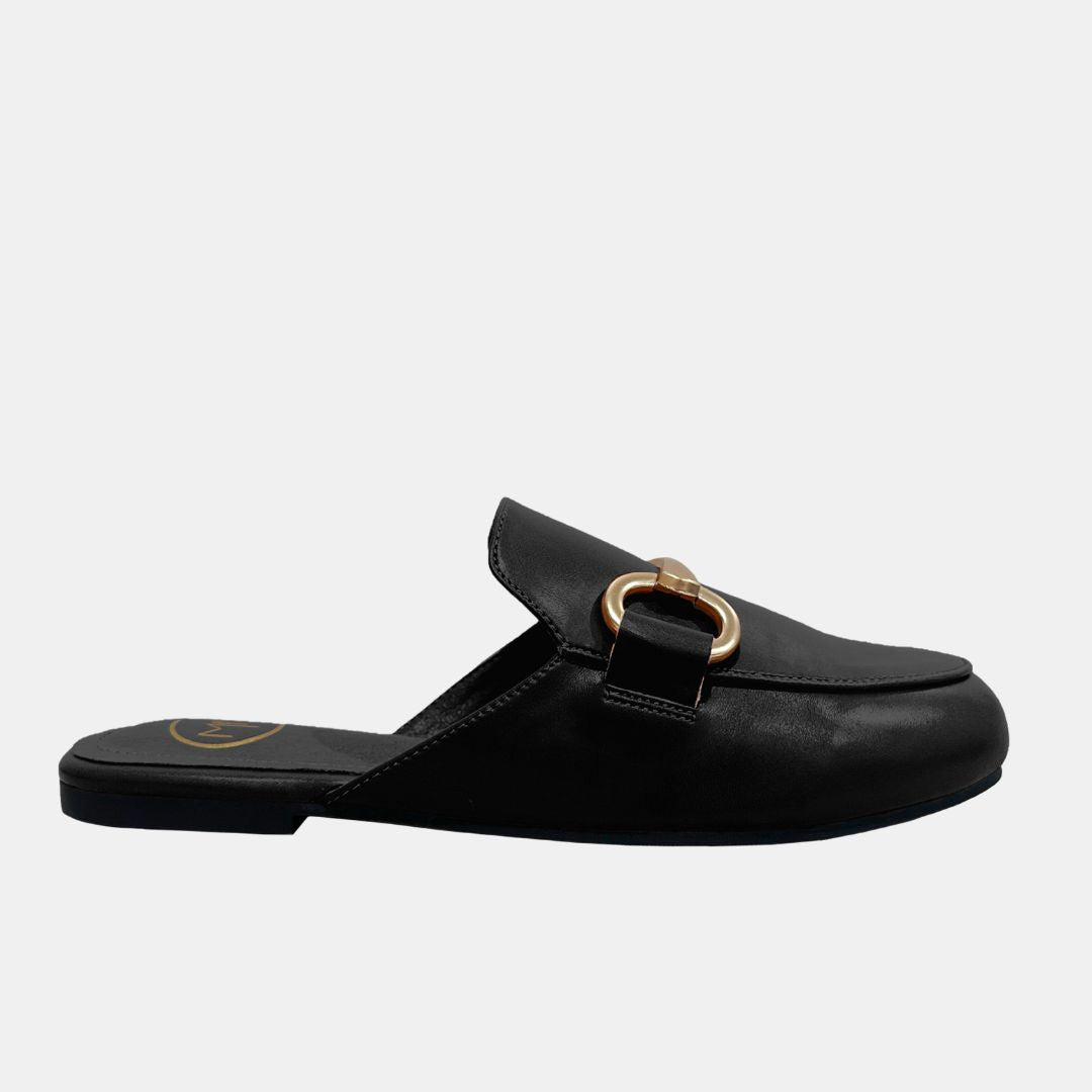 Diva Black 6 FLATS by MODAPASSO | Fleurcouture