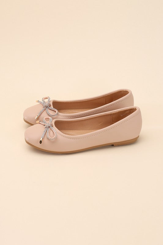 DOROTHY-77 Bow Ballet Flats by Top Guy Footwear | Fleurcouture