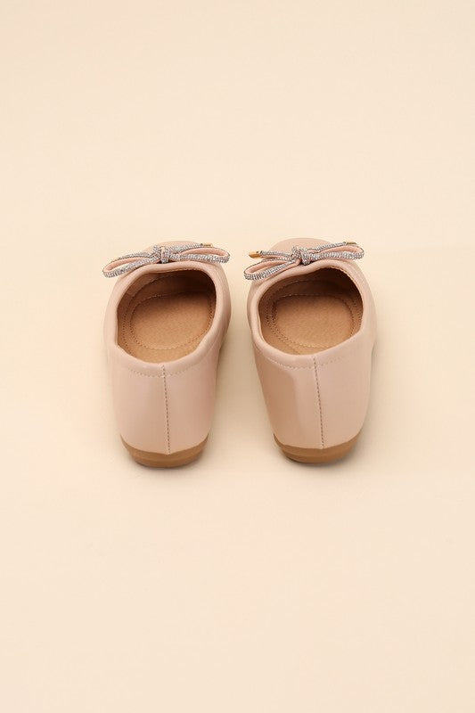 DOROTHY-77 Bow Ballet Flats by Top Guy Footwear | Fleurcouture