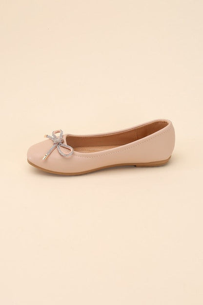 DOROTHY-77 Bow Ballet Flats by Top Guy Footwear | Fleurcouture