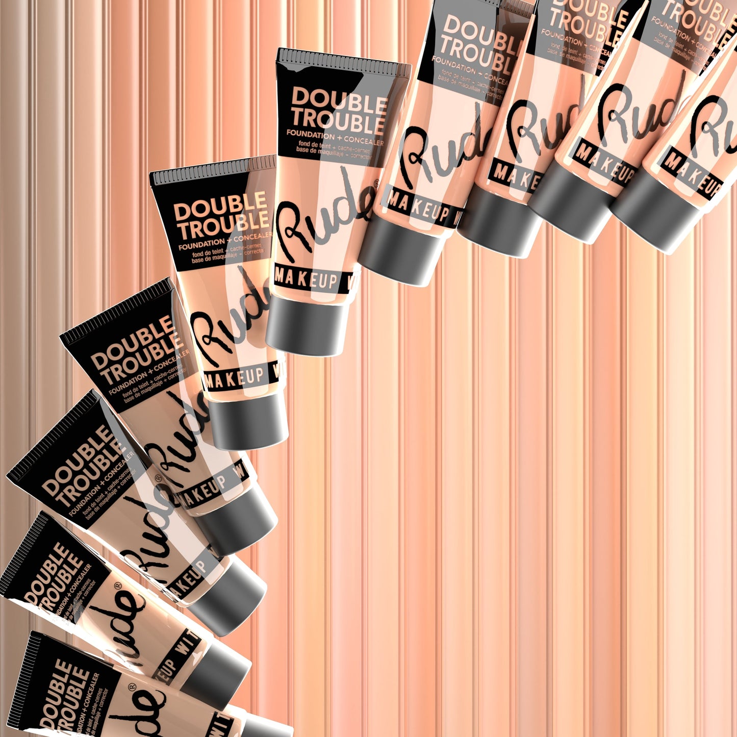 Double Trouble Foundation and Concealer Foundation by Rude Cosmetics | Fleurcouture