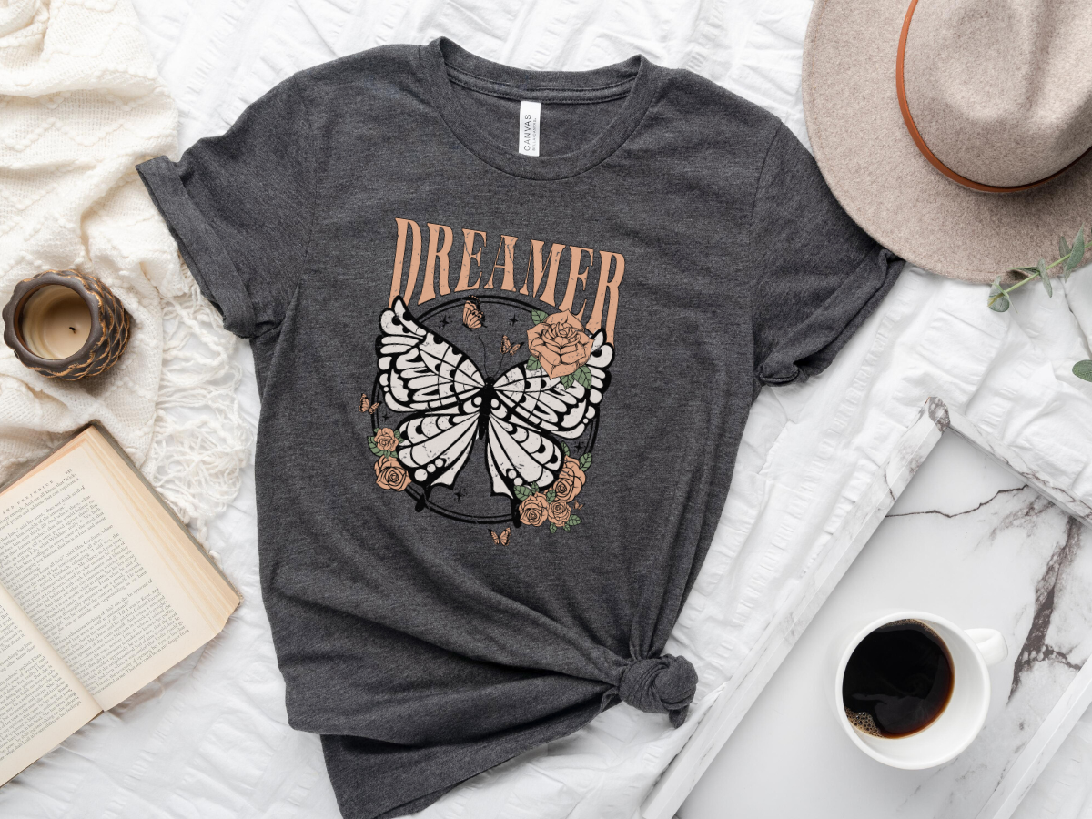 DREAMER TEE(BELLA CANVAS) by LL | Fleurcouture