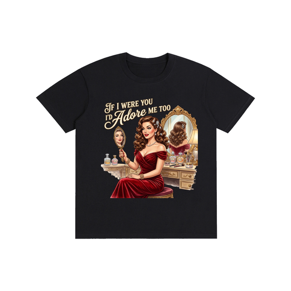 Ifiwereyouidadoremetoo,funny,sarcastic,retro,1950s,tee,tshirt