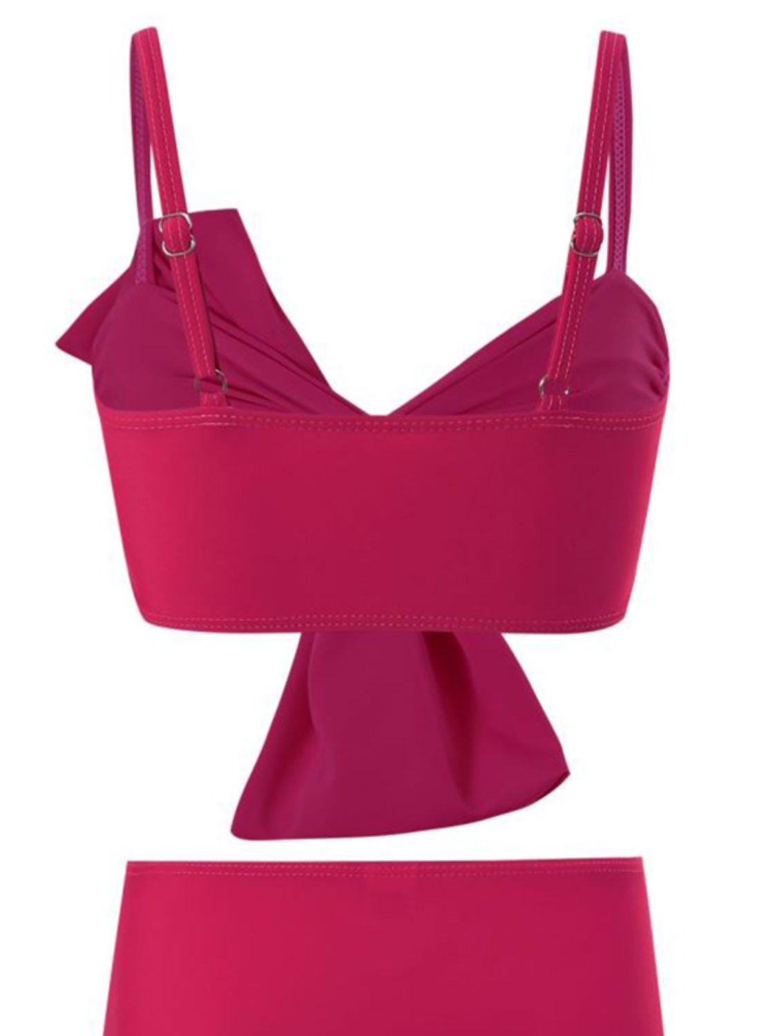 Twisted Spaghetti Strap Two-Piece Swim Set