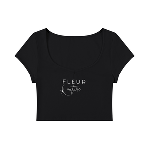 Women's Slim Cap Sleeve Crop T-Shirt