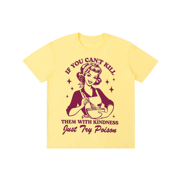 Retro,1950s,funny,sarcastic,killemwithkindness,tee,tshirt