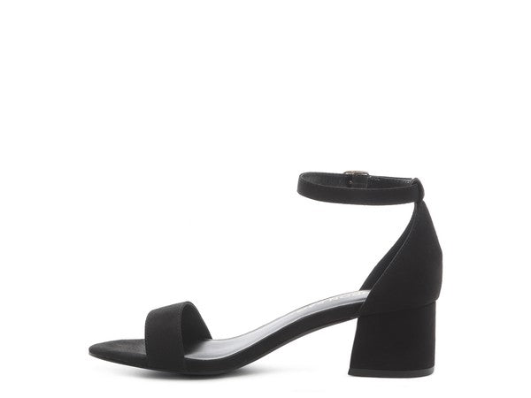 Ecrin Suede Block Heel Sandals by Rag Company | Fleurcouture