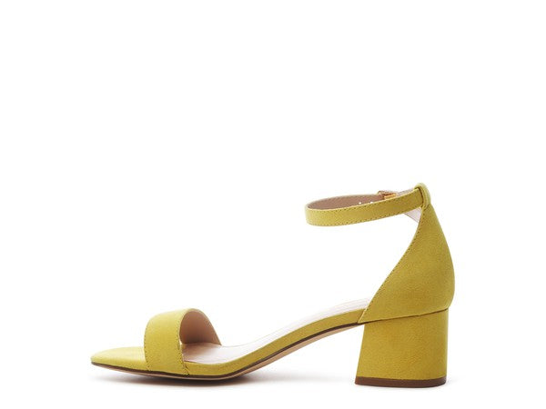 Ecrin Suede Block Heel Sandals by Rag Company | Fleurcouture