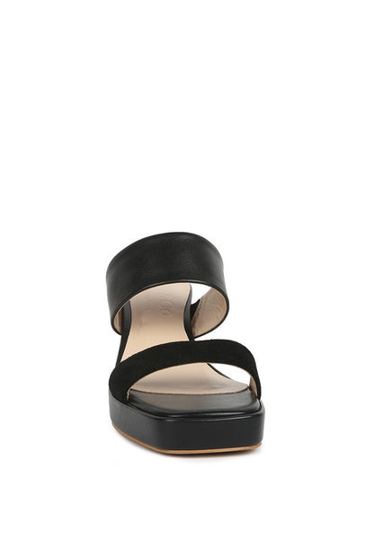 Eddlia Slip On Platform Sandals by Rag Company | Fleurcouture